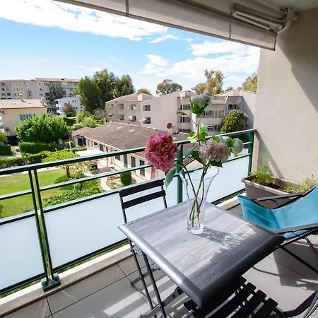 Modern Spacious 1 Bed With Pool Close To 앙티브